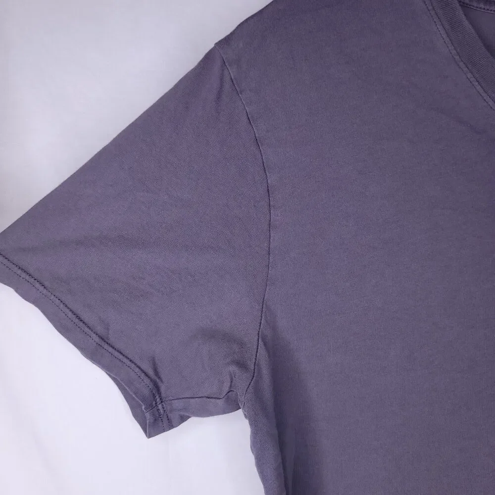 Everlane T Shirt Mens Medium Gray V Neck Cotton Made In USA - Picture 3 of 11